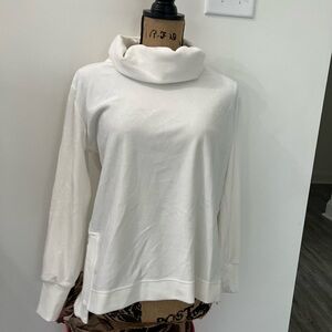 Calvin Klein Cream Cowl Neck Sweater